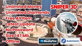 Download sniper 3d mod apk terbaru 2023 unlimited money and gems versi 4236  Update Juli [upl. by Ettevroc]