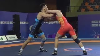 Freestyle Wrestling China  74kg [upl. by Liahcim]