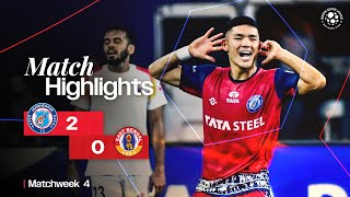 Match Highlights  Jamshedpur FC 20 East Bengal FC  MW 4  ISL 202425 [upl. by Lad]