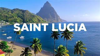 SAINT LUCIA  Most beautiful island in the world  TRAVEL GUIDE to ALL top sights in 4K [upl. by Black]