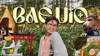 Baguio Travel Vlog 2024 🌲🍓🌼  Travel guide hotel food attractions expenses 4 days 3 nights [upl. by Clarey]