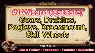 Draconia Saga 1 Strongest Wizard Build Gears Drakites Pogleys Vein Formation Skill Wheel [upl. by Relda723]