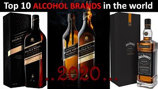 Top 10 ALCOHOL Brands in the world [upl. by Gladine]