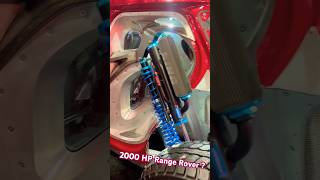 Is this the craziest build of all time Lamborghini engine in Range Rover sema shorts [upl. by Mayhs]