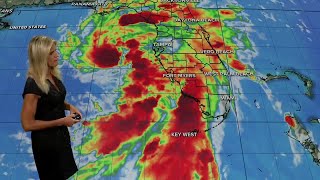 WPTV Tropical Storm Debby Update 5 pm Aug 4 2024 [upl. by Ritch343]