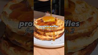 ✨ Protein Waffles ✨ for episode 2 of my freezer prep series highprotein freezermeals [upl. by Kiryt]