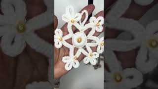 Fiocchi di neve alluncinetto shorts crochet diy tutorial uncinetto uncinettotutorial natale [upl. by Gierk]