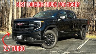 2023 GMC Sierra Elevation  REVIEW and POV DRIVE  BLACKED OUT [upl. by Yenttirb]