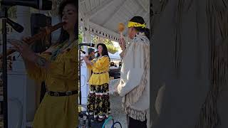 Spiritual Storm  Native American flute Marge Anderson  rattle Rob Anderson [upl. by Trebreh]