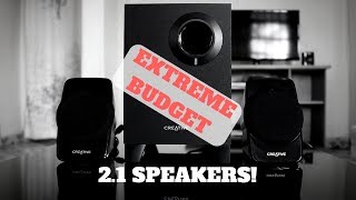 Creative A120 Budget 21 speakers review [upl. by Annayak]