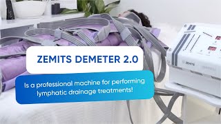 Zemits Demeter 20 is a professional machine for performing lymphatic drainage treatments [upl. by Annabela]