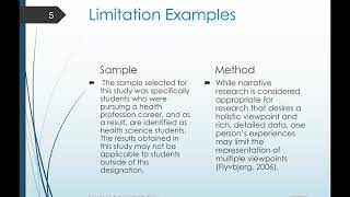 Assumptions Limitations and Delimitations [upl. by Ihskaneem]