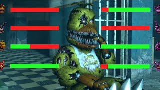 SFM FNAF Toxic vs Demented REMATCH WITH Healthbars [upl. by Philomena]