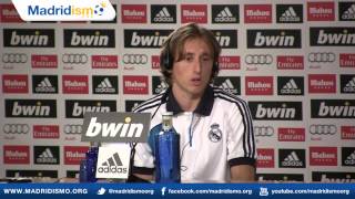 Luka Modric Press Conference in English New Real Madrid Signing [upl. by Ahto132]