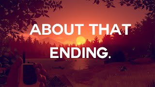 Understanding Firewatchs Brutal Ending [upl. by Frohman]