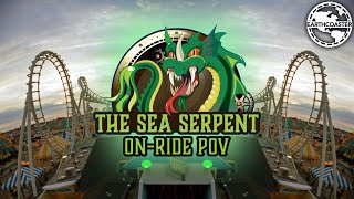 The Sea Serpent  BOARDWALK BOOMERANG  Moreys Piers  OnRide POV 4K [upl. by Olney]