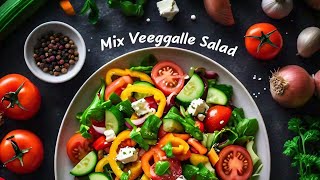 Mix Vegetable SaladHealthy Salad Recipe [upl. by Ecinej]