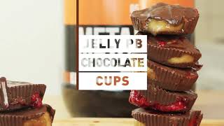 Creamy and Chocolaty Jelly PB Cups [upl. by Fleece]