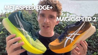 ASICS Metaspeed Edge vs Magic Speed 2  Head to Head [upl. by Yelroc]