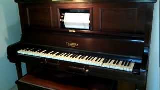 1928 Themola London Pianola  Cowboy Saloon Roll [upl. by Sapphira]