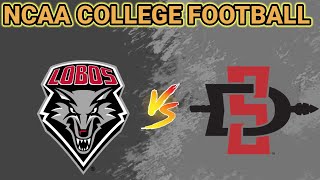 New Mexico Lobos vs San Diego State Aztecs  2024 NCAA College Football Live Play by Play Score [upl. by Nnahsal]