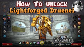 How To Unlock The Lightforged Draenei Race  A Beginners Guide to World of Warcraft in 2024 [upl. by Drahnreb]