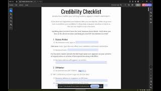 1 Credibility Checklist [upl. by Coleville]