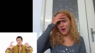 PPAP Pen Pineapple Apple Pen REACTION VIDEO from Italy [upl. by Eilagam720]