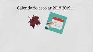 calendario escolar 2018 2019 [upl. by Dwyer]