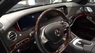 New Mercedes SClass W222 2014 [upl. by Lotson]