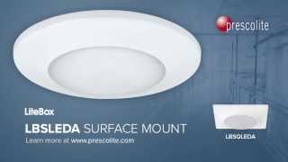 Prescolite LBSLEDA Surface Mount [upl. by Brindell]