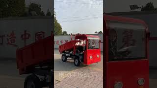 Steering wheel dump flatbed truckOne machine with multiple uses saves time effort and labor [upl. by Noreen]