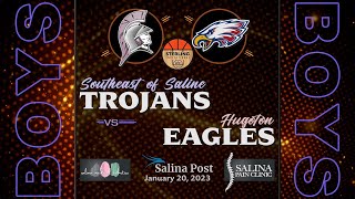 Southeast of Saline Boys Basketball vs Hugoton 012023 [upl. by Ias]