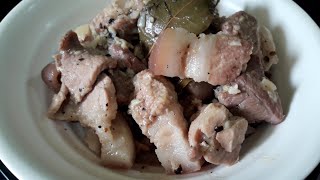 Pork Pinatisan  Pinatisang Baboy Recipe  Easy Pork ShoulderKasim Recipe [upl. by Rimahs]