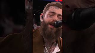 Grapevines Post Malone Performs quotAmerica the Beautifulquot Before the Super Bowl [upl. by Wong853]