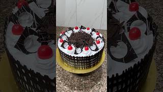 How To Make Black Forest Cake Design  Black Forest Cake cake blackforestcake viralshort trend [upl. by Anirbys761]