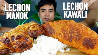 LECHON VS LECHON MUKBANG [upl. by Aidas]