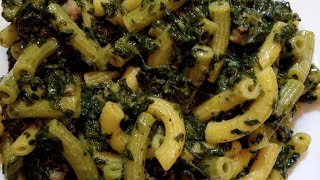 ITALIAN RECIPEpasta con spinaci e salsiccia [upl. by Htebazila]