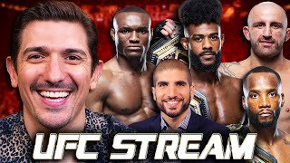 Kamaru Usman Alex Volkanovski Leon Edwards Aljamain Sterling Ariel Helwani  Flagrant x UFC [upl. by Lathan519]