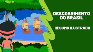 O DESCOBRIMENTO DO BRASIL  Resumo de História ilustrado [upl. by Annawaj890]