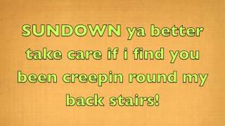 Gordon Lightfoot Sundown Official Lyrics hd1080 [upl. by Ysnap]