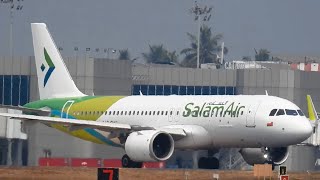 SalamAir Airbus A320251N Takeoff At Calicut Airport  കോഴിക്കോട് നിന്നും ടേക് ഓഫ് ചെയ്യുന്ന സലാംഎയർ [upl. by Annahavas]