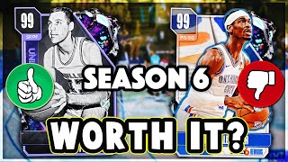 NBA 2K24 WHICH FREE SEASON 6 CARDS ARE WORTH GETTING NBA 2K24 MyTEAM [upl. by Sancho]