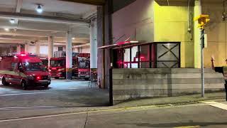 Macau Fire Department Central Branch dispatched for which one of fire alarm call out [upl. by Brad]