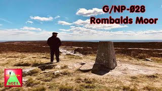 GNP028 Rombalds Moor 40M SSB 20 SSB amp 2M FM SOTA activation [upl. by Ynnej]