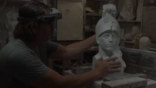 Sculpting  Direct Marble Carving 28 Day Twenty [upl. by Ahar953]