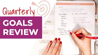 How to Do a Quarterly Goal Review ft Clever Fox Planner PRO 2nd Edition [upl. by Rocco]