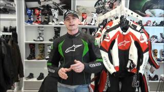 Alpinestars GPR Perforated Leather Jacket Review from SportbikeTrackGearcom [upl. by Edmanda195]