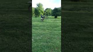 KX450 Wheelie FAIL kx450 motocross wheelie fail [upl. by Hoem]