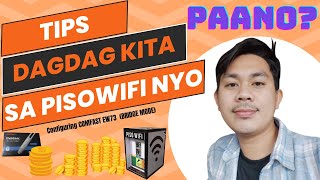 PALAKIHIN ANG KITA  COMFAST EW73 CONFIGURATION bridge mode  Paano iextend ang wifi range ng vendo [upl. by Adiuqal]